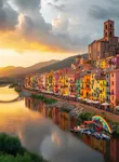 Bosa: A Rainbow Town by the River in Sardinia